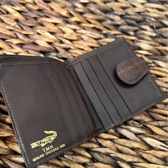 Crocodile Skin Shoulder Bag/Purse and Wallet - Vintage - Picture 11 of 11